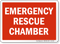 Emergency Rescue Chamber Sign