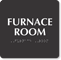 Furnace Room ADA TactileTouch™ Sign with Braille