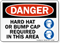 Hard Hat Bump Cap Required In Area Sign