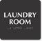 Laundry Room TactileTouch™ Sign with Braille