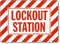 Lockout Station Lockout Sign