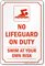 Lifeguard Sign