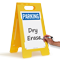 Write On Surface Parking Standing Floor Sign