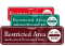 Restricted Area, Authorized Personnel Only ShowCase™ Wall Sign