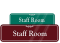 Staff Room Sign