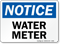 Water Meter OSHA Notice Sign