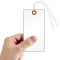 White Tyvek Shipping Tags (with pre-attached wires)