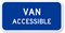 Van Accessible Traffic Sign