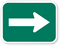 One Direction Arrow Road Traffic Sign